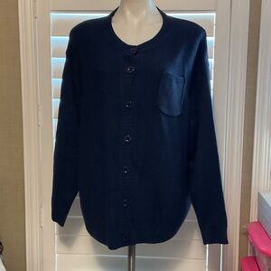 SHEIN Dark Blue Women's Cardigan